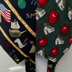 Two Back To School Novelty Neck Ties Neckties